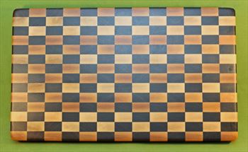 Board #961 Checkerboard Hardwood End Grain Cutting Board 20 1/2" x 12 1/4" x 1 1/2" - $99.99